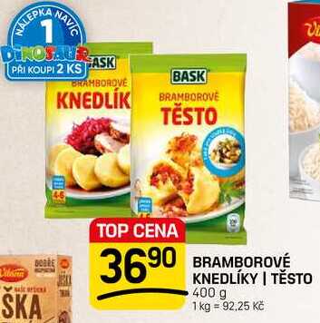 BRAMBOROVÉ KNEDLÍKY | TĚSTO 400 g