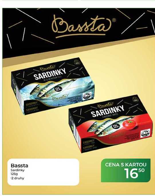 Bassta Sardinky 125g  