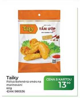 Taiky Pálivá kořeněná směs na marinování 60g  