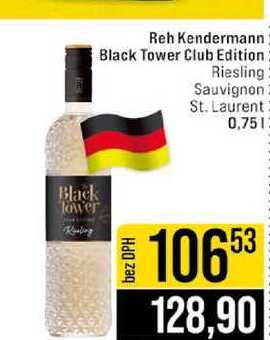 Reh Kendermann Black Tower Club Edition Riesling Sauvignon St. Laurent 0,75l