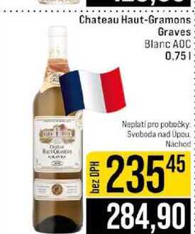 Chateau Haut-Gramons Graves Blanc AOC 0.75l