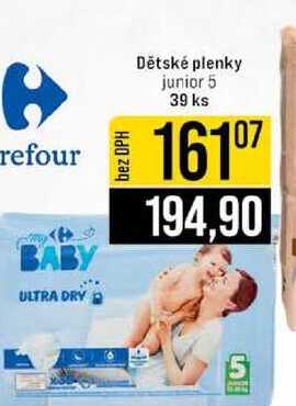 Dětské plenky junior 5 39 ks