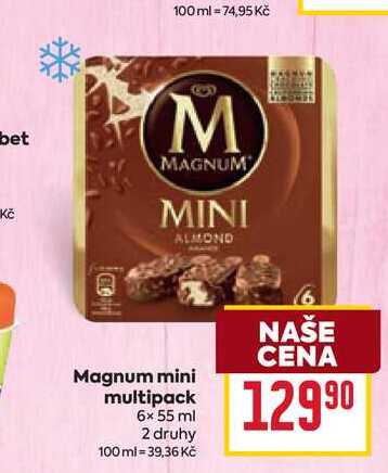 Magnum mini multipack 6x 55 ml 