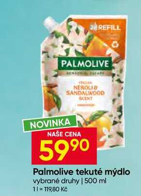 Palmolive tekuté mýdlo vybrané druhy 500 ml 