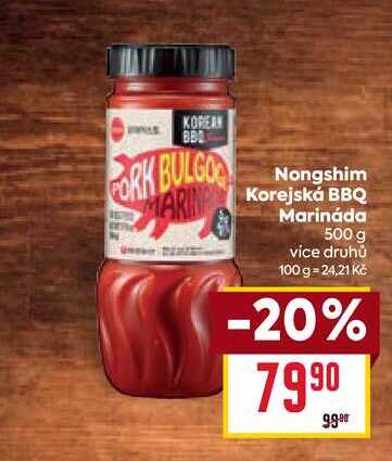 Nongshim Korejská BBQ Marináda 500 g