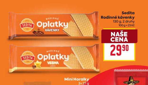 Sedita Rodinné kávenky 130 g