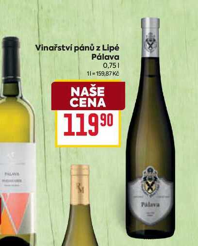 Vinařství pánů z Lipé Ράιανα 0,75l