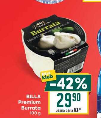 BILLA Premium Burrata 100 g 