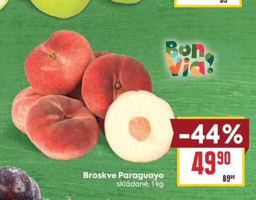 Broskve Paraguayo skládané, 1kg