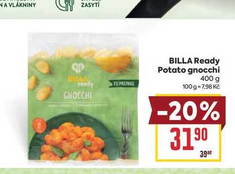 BILLA Ready Potato gnocchi 400 g