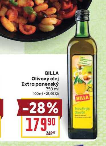 BILLA Olivový olej Extra panenský 750 ml