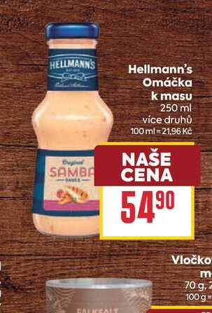 Hellmann's Omáčka k masu 250 ml 