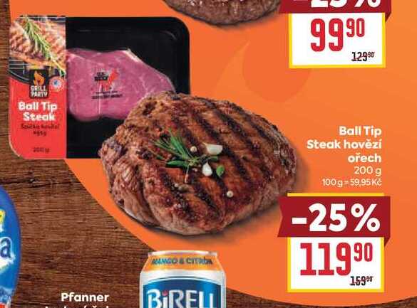 Ball Tip Steak hovězí ořech 200 g 