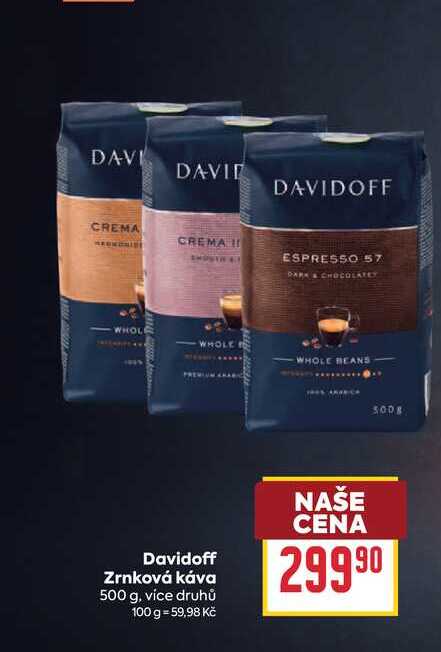 Davidoff Zrnková káva 500 g