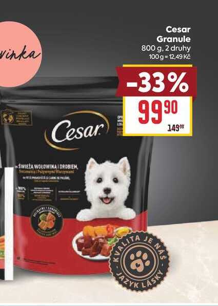 Cesar Granule 800 g