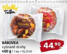 Sladká Tečka BÁBOVKA vybrané druhy 400 g