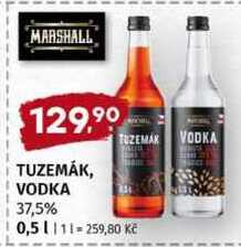 MARSHALL TUZEMÁK, VODKA 37,5% 0,5l
