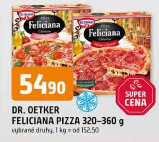 DR. OETKER FELICIANA PIZZA 320-360 g