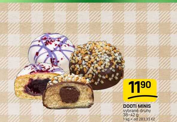 DOOTI MINIS vybrané druhy 38-42 g 