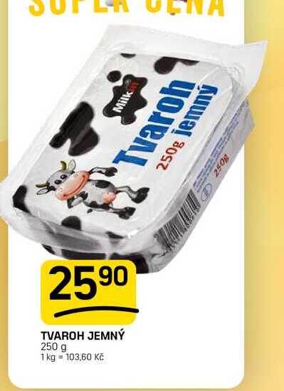 TVAROH JEMNÝ 250 g 