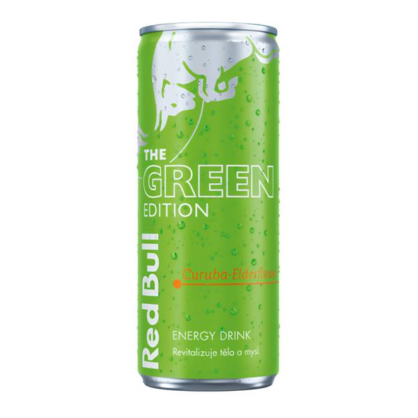 Red Bull Green s příchutí Curuba a bezový květ