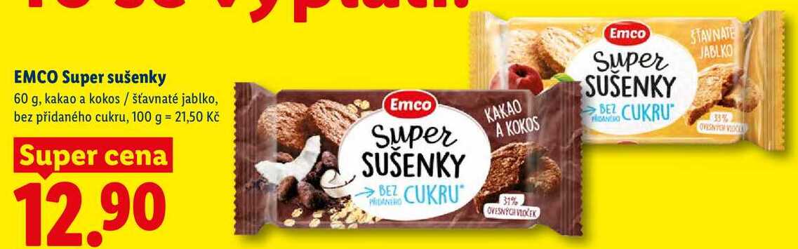 EMCO Super sušenky, 60 g