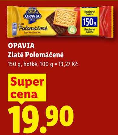 OPAVIA Zlaté Polomáčené, 150 g