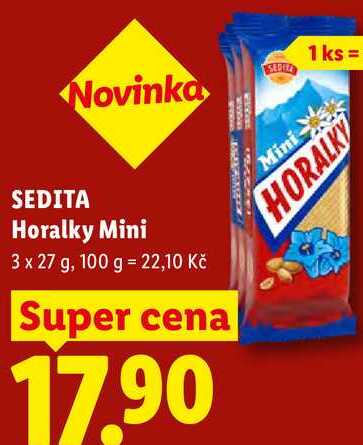 SEDITA Horalky Mini, 3x 27 g