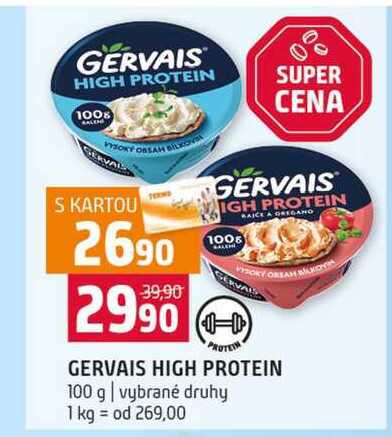 GERVAIS HIGH PROTEIN 100 g vybrané druhy