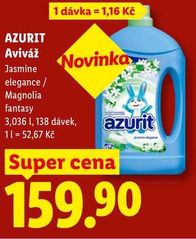 AZURIT Aviváž, 3,036 l/138 PD