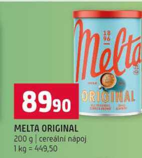 MELTA ORIGINAL 200 g cereální nápoj