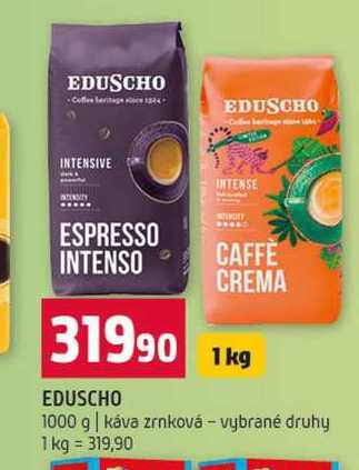 EDUSCHO 1000 g káva zrnková vybrané druhy