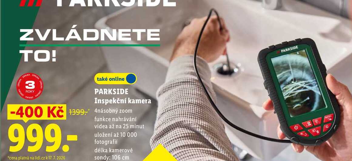 PARKSIDE Inspekční kamera 
