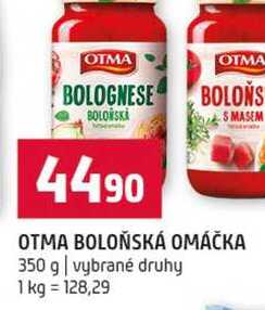 OTMA BOLOŇSKÁ OMÁČKA 350 g vybrané druhy