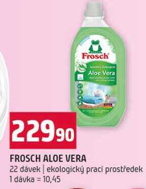 FROSCH ALOE VERA 22 dávek ekologický prací prostředek