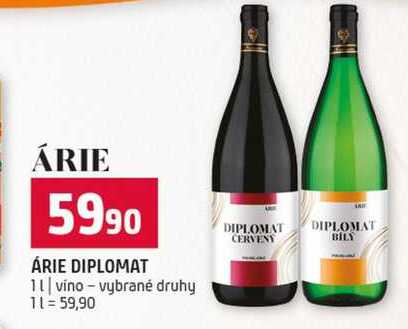 ÁRIE DIPLOMAT 1l vino vybrané druhy 
