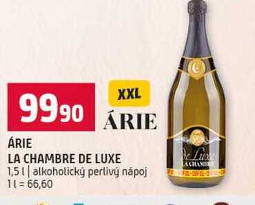 ÁRIE LA CHAMBRE DE LUXE 1,5l alkoholický perlivý nápoj 