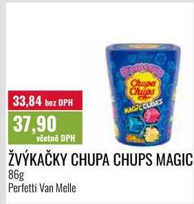 ŽVÝKAČKY CHUPA CHUPS MAGIC 86g