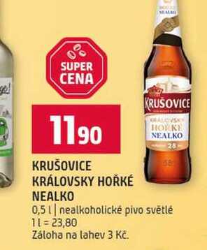 KRUŠOVICE KRÁLOVSKY HOŘKÉ NEALKO 0,5l