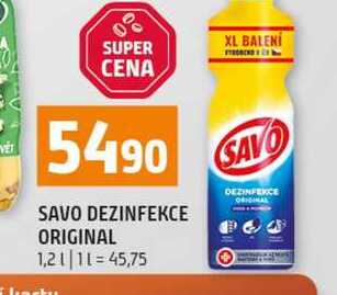 SAVO DEZINFEKCE ORIGINAL 1,2l