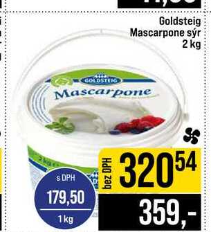 Goldsteig Mascarpone sýr 2 kg