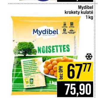 Mydibel krokety kulaté 1 kg