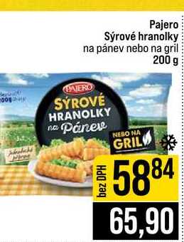 Pajero Sýrové hranolky na pánev nebo na gril 200 g