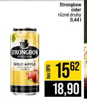 Strongbow cider různé druhy 0,44l
