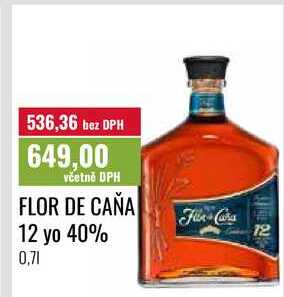 FLOR DE CANA 12 yo 40% 0,7l