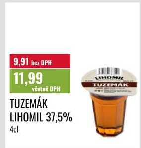 TUZEMÁK LIHOMIL 37,5% 4cl