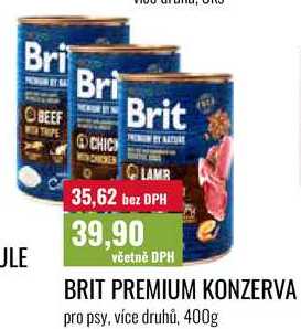 BRIT PREMIUM KONZERVA 400g