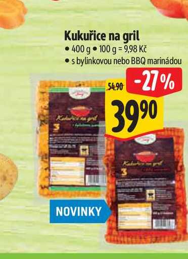 Kukuřice na gril 400 g  