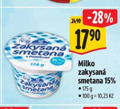   Milko zakysaná smetana 175 g