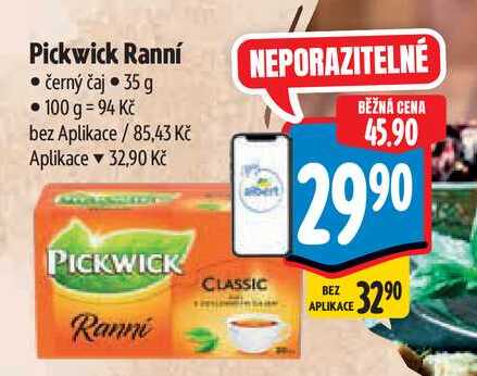 Pickwick Ranní černý čaj 35 g